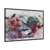 88289-175.jpg Flowers And Bats Halloween Framed Canvas