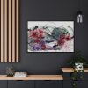 88289-179.jpg Flowers And Bats Halloween Framed Canvas
