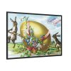Vintage Easter Framed Canvas