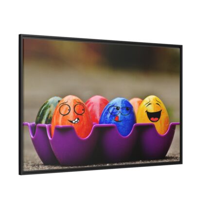 Funny Colorful Framed Canvas