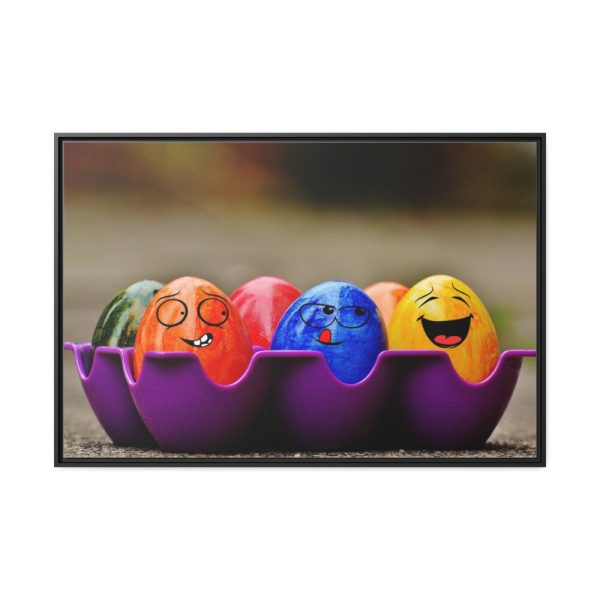 Funny Colorful Framed Canvas