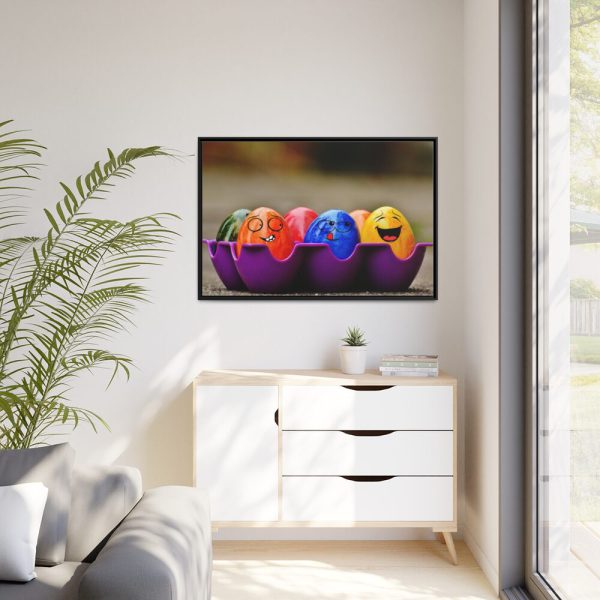 Funny Colorful Framed Canvas