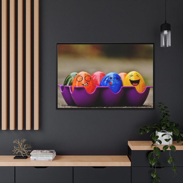 Funny Colorful Framed Canvas