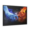 88289-20.jpg Ice Fire Romance Framed Canvas