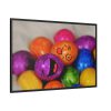 Happy Easter Eggs Framed Canvas