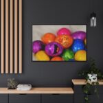 Happy Easter Eggs Framed Canvas - Image 5