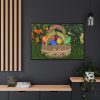 88289-214.jpg Basket Easter Eggs Framed Canvas