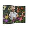 Easter Bunny in Spring Framed Canvas