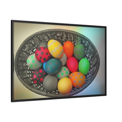 Happy Easter Decoration Framed Canvas