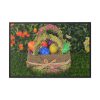 88289-226.jpg Beautiful Easter Egss in Basket on Grass Framed Canvas