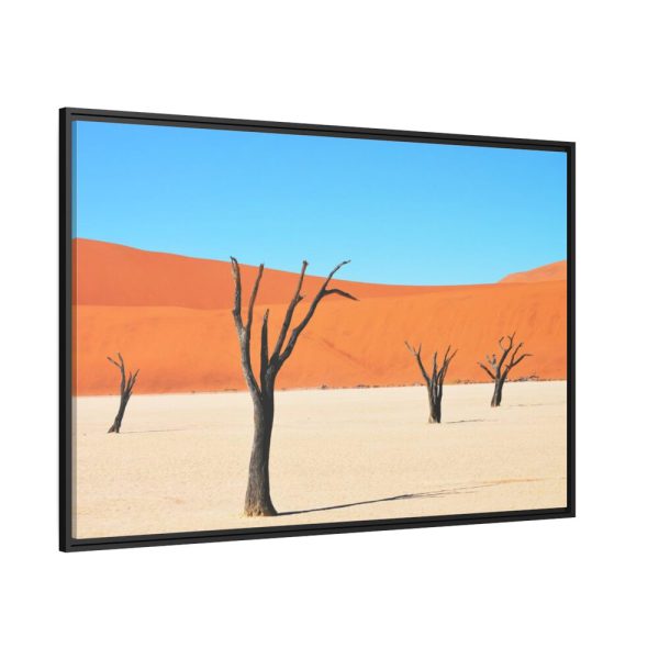 88289-250.jpg Dead Tree on Desert Framed Canvas