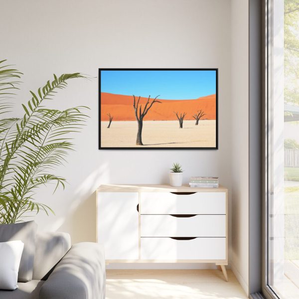 88289-253.jpg Dead Tree on Desert Framed Canvas