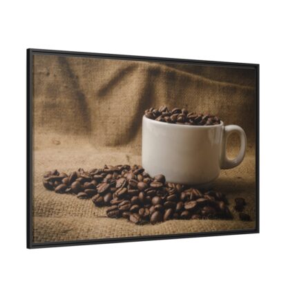 Coffee Framed Canvas