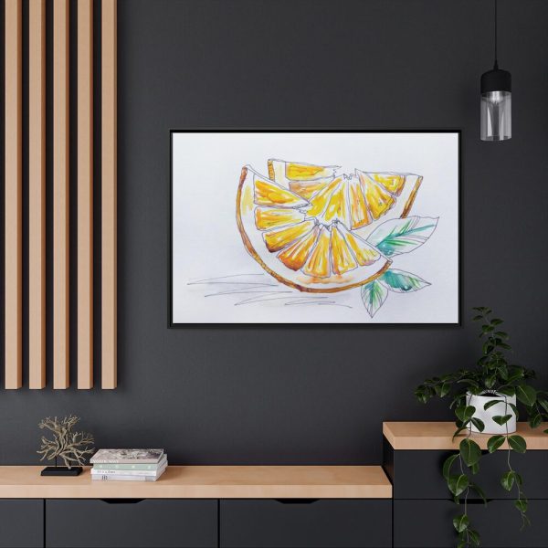 88289-264.jpg Orange, Lemon, Citrus, Lime, Slice Framed Canvas