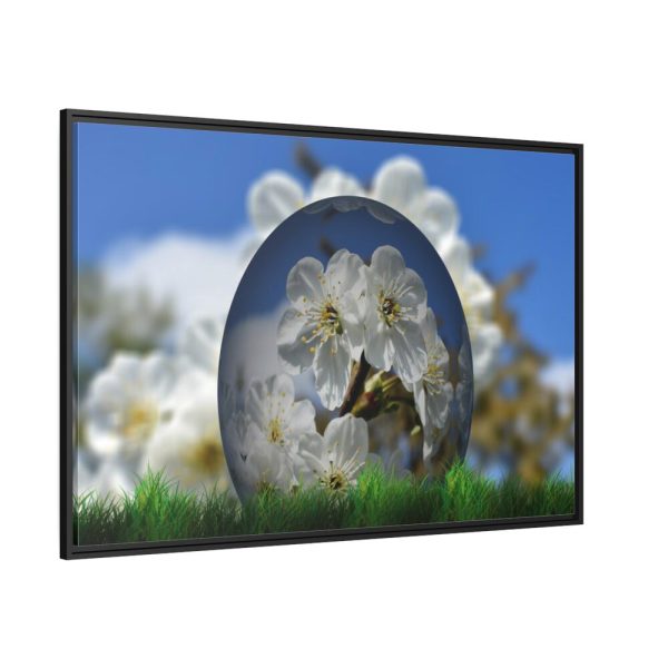 Easter Floral Framed Canvas