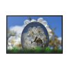 Easter Floral Framed Canvas