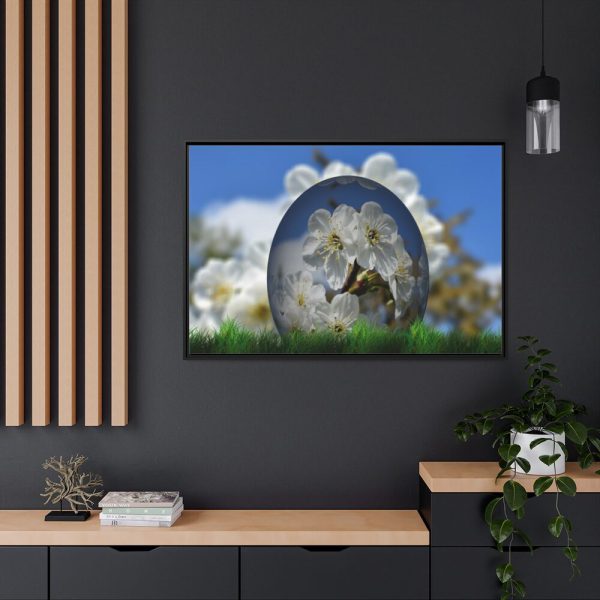 Easter Floral Framed Canvas