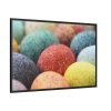 Beautiful Colorful Eggs Framed Canvas