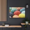 Beautiful Colorful Eggs Framed Canvas
