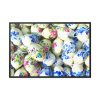 Hand Painted Easter Eggs Framed Canvas