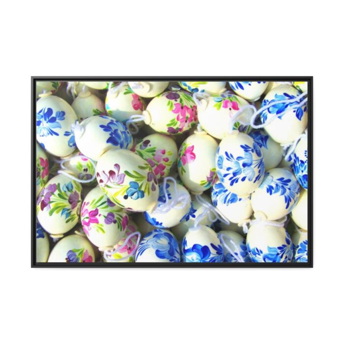Hand Painted Easter Eggs Framed Canvas - Image 2