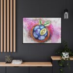 Plums, Plate, Fruit, Vitamins Framed Canvas - Image 5