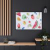 88289-304.jpg Fruit, Summer, Vitamins, Watercolor Framed Canvas
