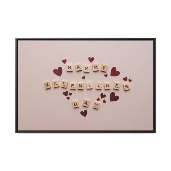 88289-31.jpg Happy Valentines Day Framed Canvas