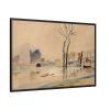 88289-310.jpg View of the River Marne Framed Canvas