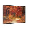 88289-320.jpg Fall Autumn Red Season Woods Framed Canvas