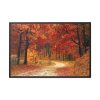 88289-321.jpg Fall Autumn Red Season Woods Framed Canvas