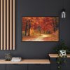 88289-324.jpg Fall Autumn Red Season Woods Framed Canvas