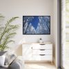 88289-338.jpg Snow Ponderosa Pines Trees Framed Canvas