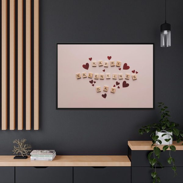 88289-34.jpg Happy Valentines Day Framed Canvas