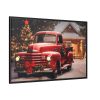 88289-35.jpg Vintage Christmas Pickup Framed Canvas