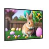 Easter Rabbit Framed Canvas