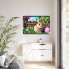 Easter Rabbit Framed Canvas