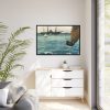 88289-363.jpg The "Kearsarge" at Boulogne Framed Canvas
