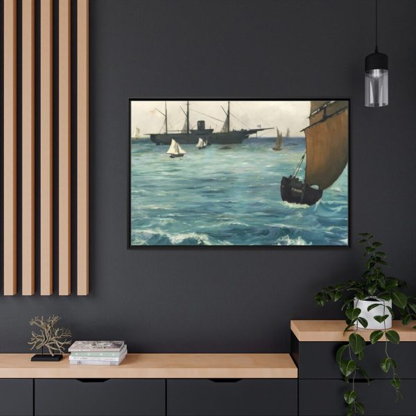88289-364.jpg The "Kearsarge" at Boulogne Framed Canvas