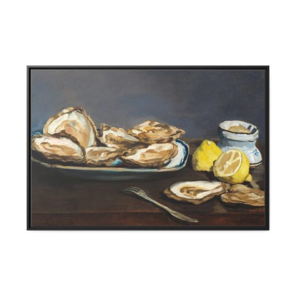 88289-371.jpg Oysters by Edouard Manet Framed Canvas