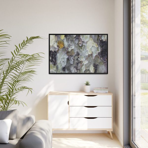 88289-378.jpg Tree Bark Texture Framed Canvas