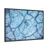 88289-380.jpg Blue Cracked Ground Texture Framed Canvas