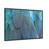 88289-385.jpg Parrot Feathers Texture Framed Canvas