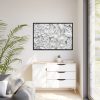 88289-393.jpg Carved Floral Ornament Texture Framed Canvas