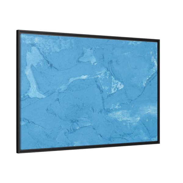 88289-400.jpg Blue Cream Texture Framed Canvas