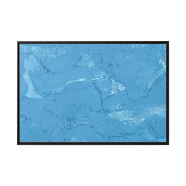 88289-401.jpg Blue Cream Texture Framed Canvas