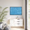 88289-403.jpg Blue Cream Texture Framed Canvas