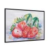 88289-405.jpg Strawberry, Watercolor, Drawing Framed Canvas