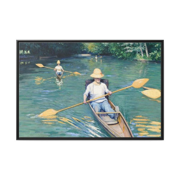 88289-411.jpg Skiffs by Gustave Caillebotte Framed Canvas