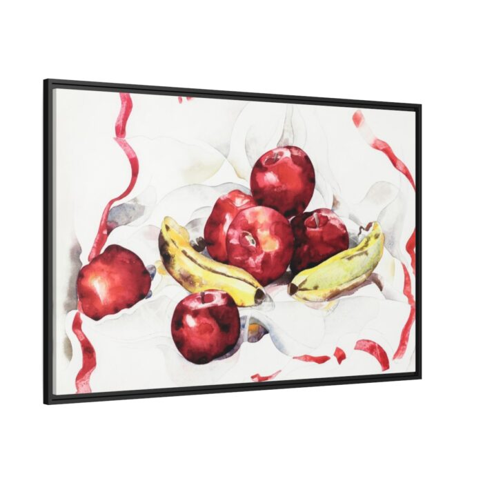 Still Life with Apples and Bananas by Charles Demuth Framed Canvas - Image 1